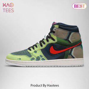 NEW TMNT Raphael Teenage Mutant Ninja Turtles Air Jordan High Top Sneaker Limited Edition