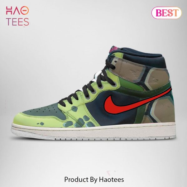 NEW TMNT Raphael Teenage Mutant Ninja Turtles Air Jordan High Top Sneaker Limited Edition