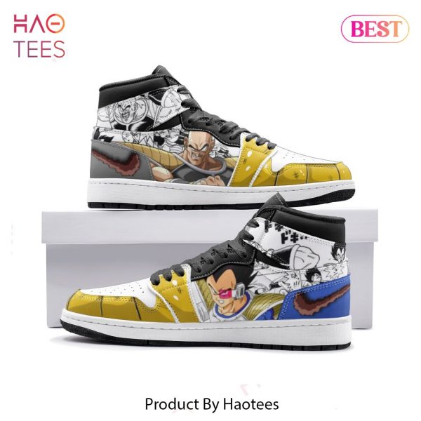 NEW Vegeta and Nappa Dragon Ball Air Jordan High Top Sneaker All Over Printed