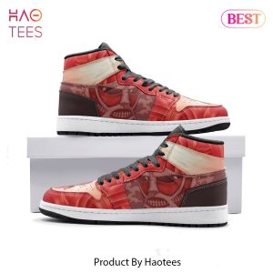 PREMIUM AOT Colossal Titan Attack on Titan Air Jordan High Top Sneaker Limited Edition