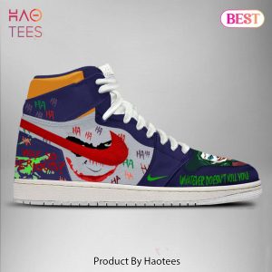 PREMIUM DC Joker Air Jordan High Top Kid Sneaker All Over Printed