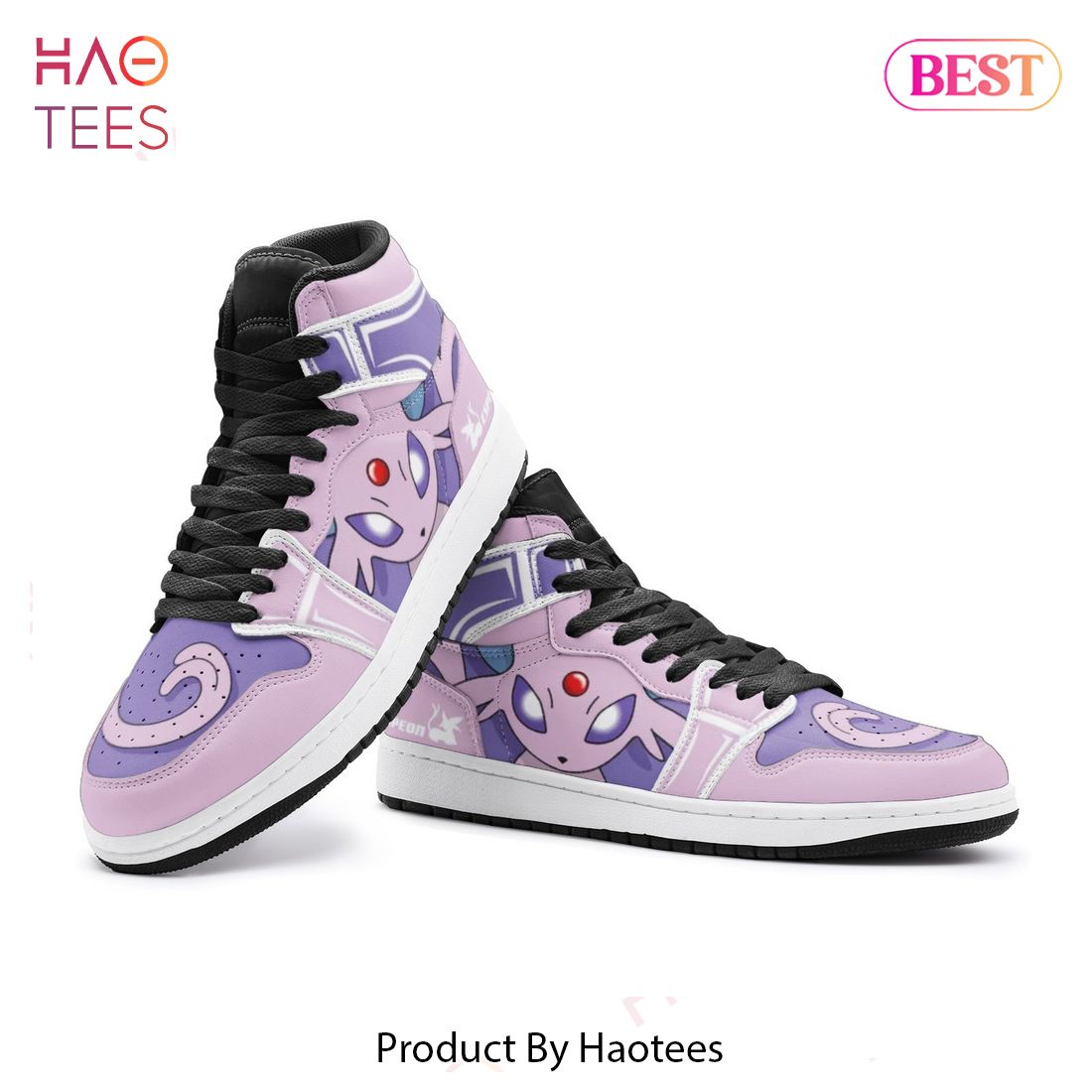 PREMIUM Espeon Pokemon Air Jordan High Top Sneaker POD Design PREMIUM Espeon Pokemon Air Jordan High Top Sneaker POD Design
