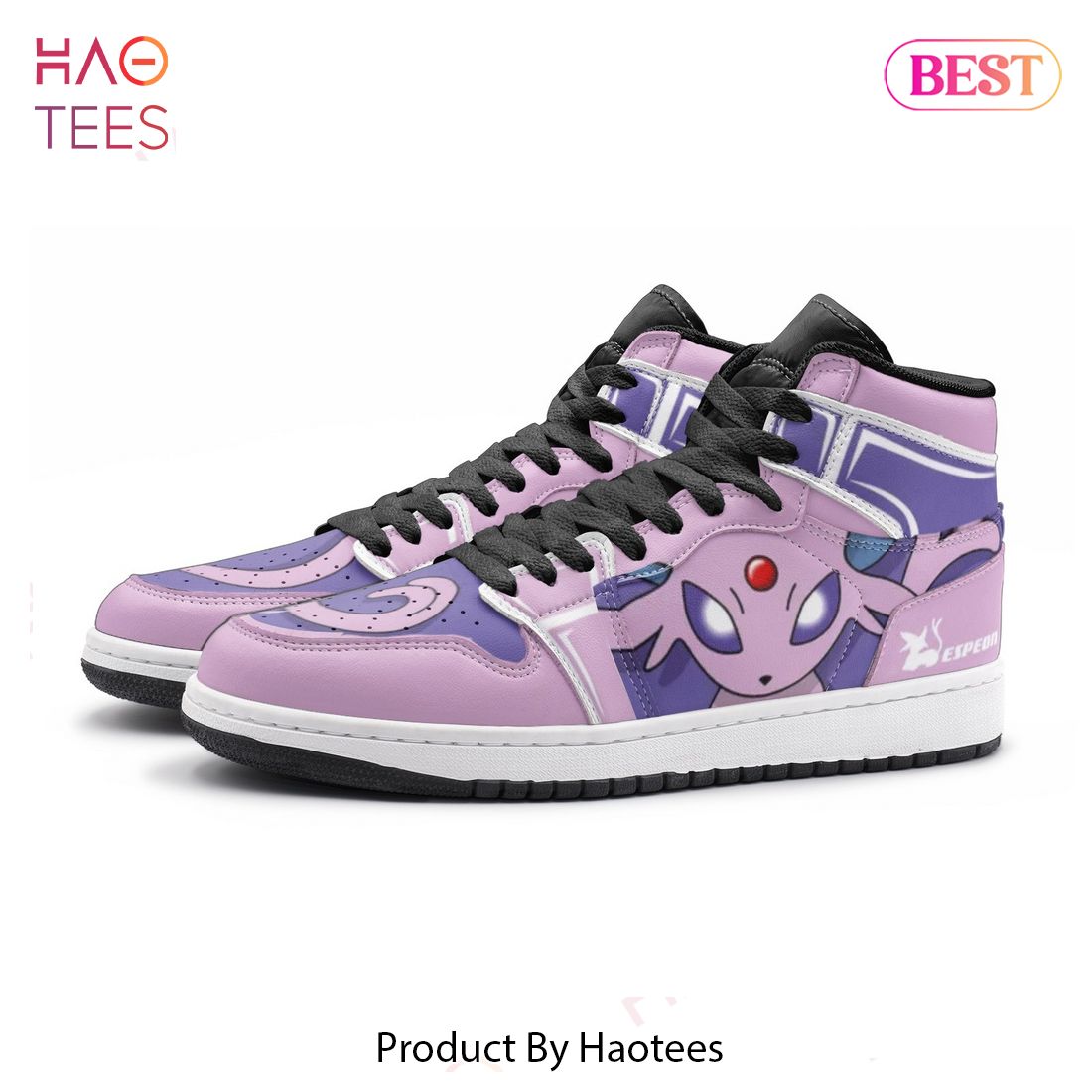 PREMIUM Espeon Pokemon Air Jordan High Top Sneaker POD Design PREMIUM Espeon Pokemon Air Jordan High Top Sneaker POD Design