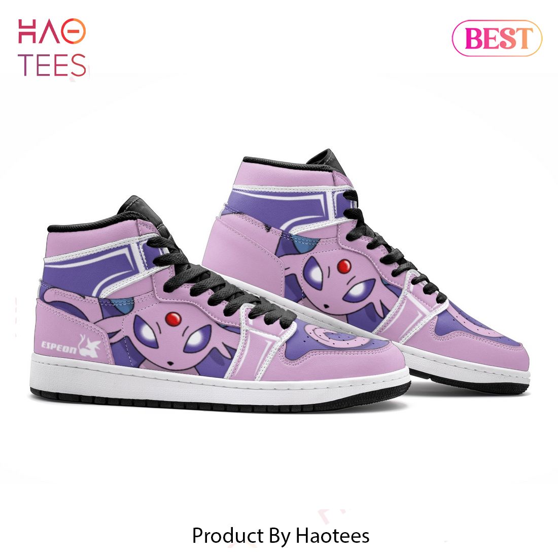 PREMIUM Espeon Pokemon Air Jordan High Top Sneaker POD Design PREMIUM Espeon Pokemon Air Jordan High Top Sneaker POD Design