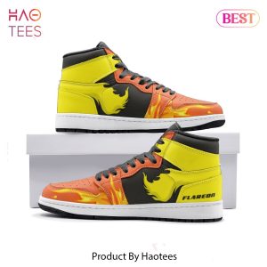 PREMIUM Flareon Pokemon Air Jordan High Top Sneaker All Over Printed