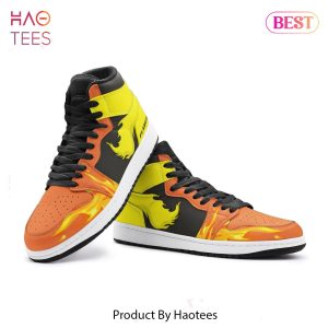 PREMIUM Flareon Pokemon Air Jordan High Top Sneaker All Over Printed