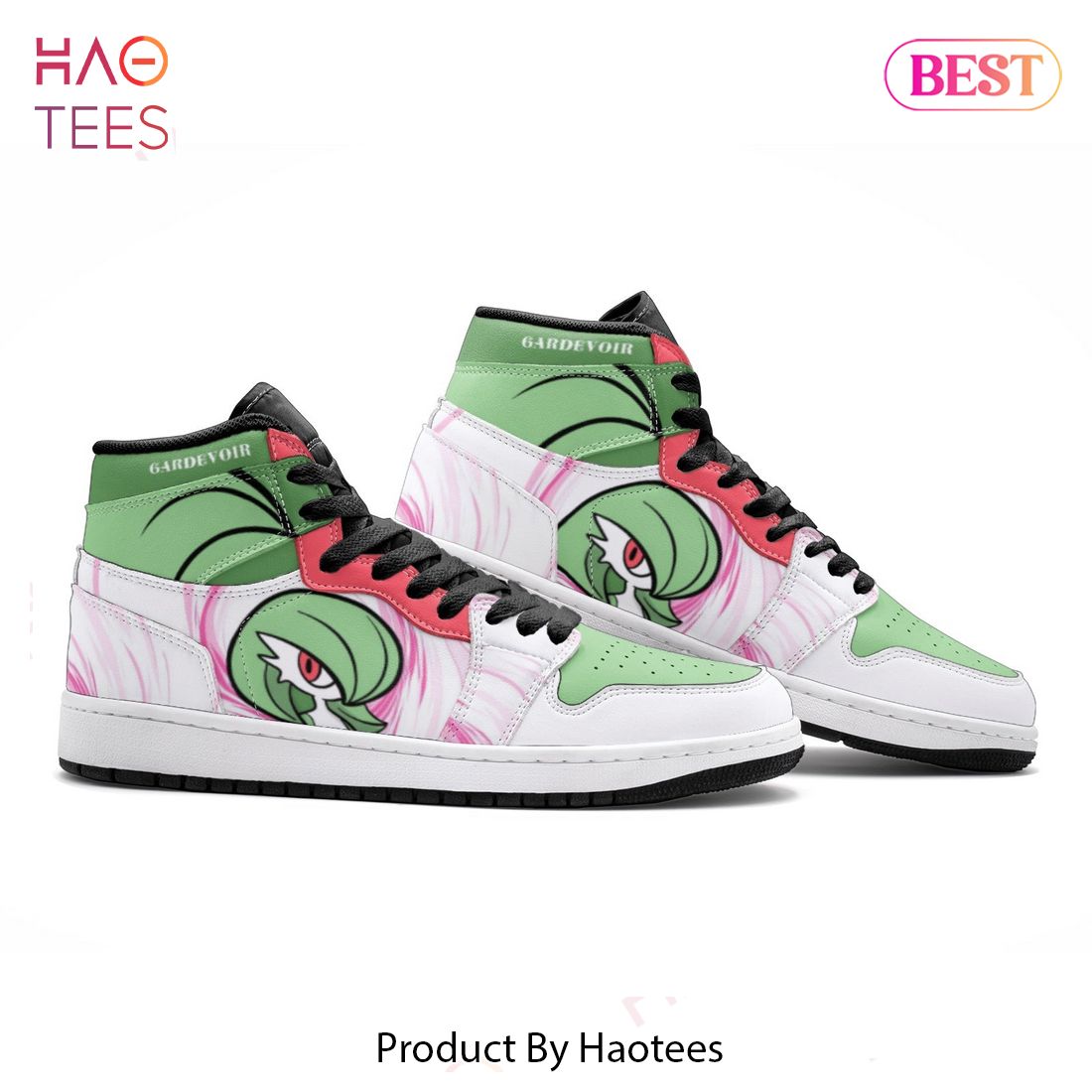 PREMIUM Gardevoir Pokemon Air Jordan High Top Sneaker All Over Printed PREMIUM Gardevoir Pokemon Air Jordan High Top Sneaker All Over Printed