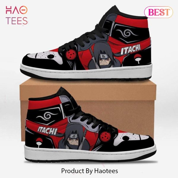 PREMIUM Itachi Anbu Naruto Jordan High Top Sneakers Anime Shoes For Fans All Over Printed