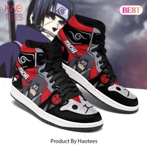 PREMIUM Itachi Anbu Naruto Jordan High Top Sneakers Anime Shoes For Fans All Over Printed