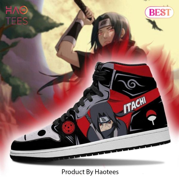 PREMIUM Itachi Anbu Naruto Jordan High Top Sneakers Anime Shoes For Fans All Over Printed