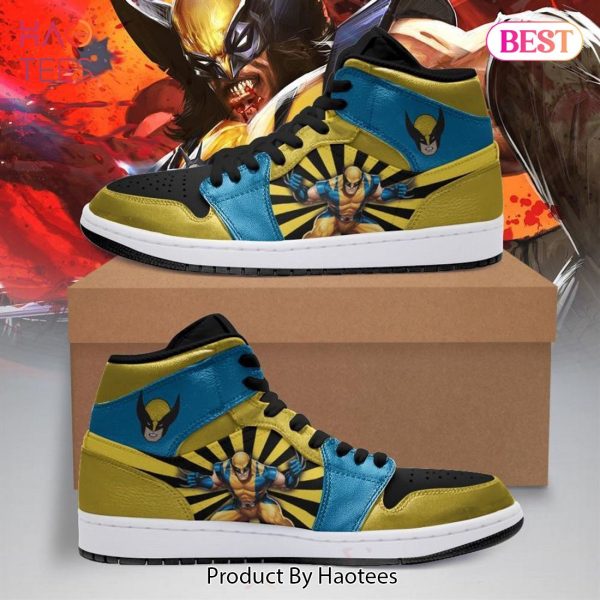 PREMIUM Marvel Wolverine Air Jordan High Top Sneaker All Over Printed