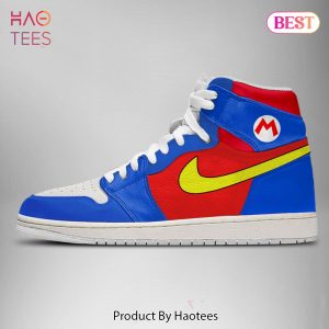 PREMIUM Super Mario Air Jordan High Top Sneaker All Over Printed