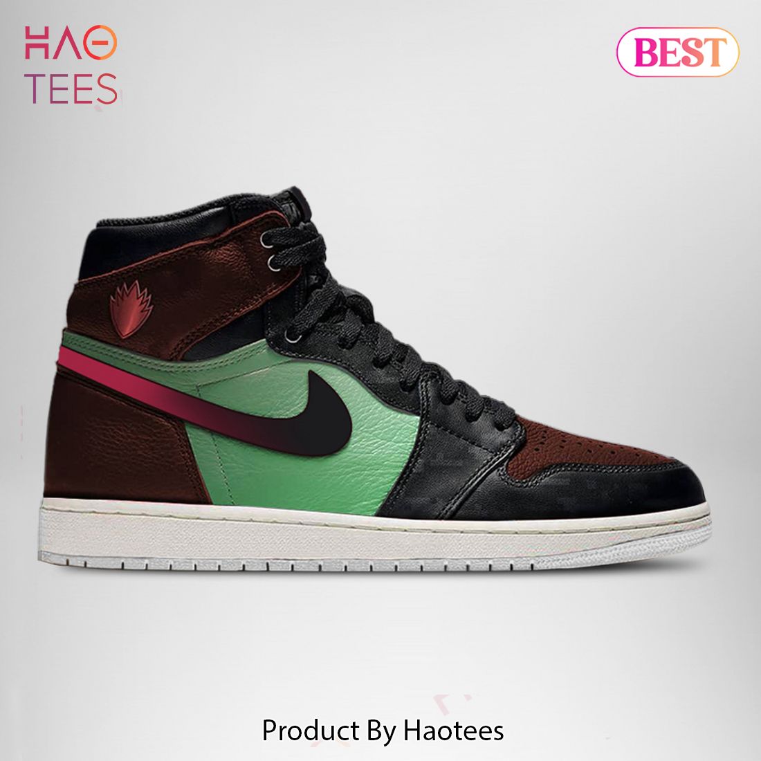 THE BEST Guardians of the Galaxy GOTG Marvel Gamora Air Jordan High Top Sneaker POD Design THE BEST Guardians of the Galaxy GOTG Marvel Gamora Air Jordan High Top Sneaker POD Design