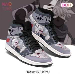 THE BEST Kakashi Anbu Jordan High Top Sneakers Anime Shoes For Naruto Fans Limited Edition