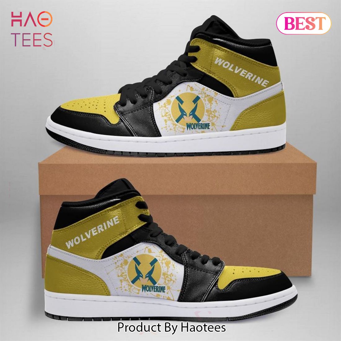 THE BEST Marvel Wolverine Air Jordan High Top Sneaker Limited Edition THE BEST Marvel Wolverine Air Jordan High Top Sneaker Limited Edition
