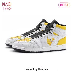 THE BEST Pikachu V2 Pokemon Air Jordan High Top Sneaker All Over Printed