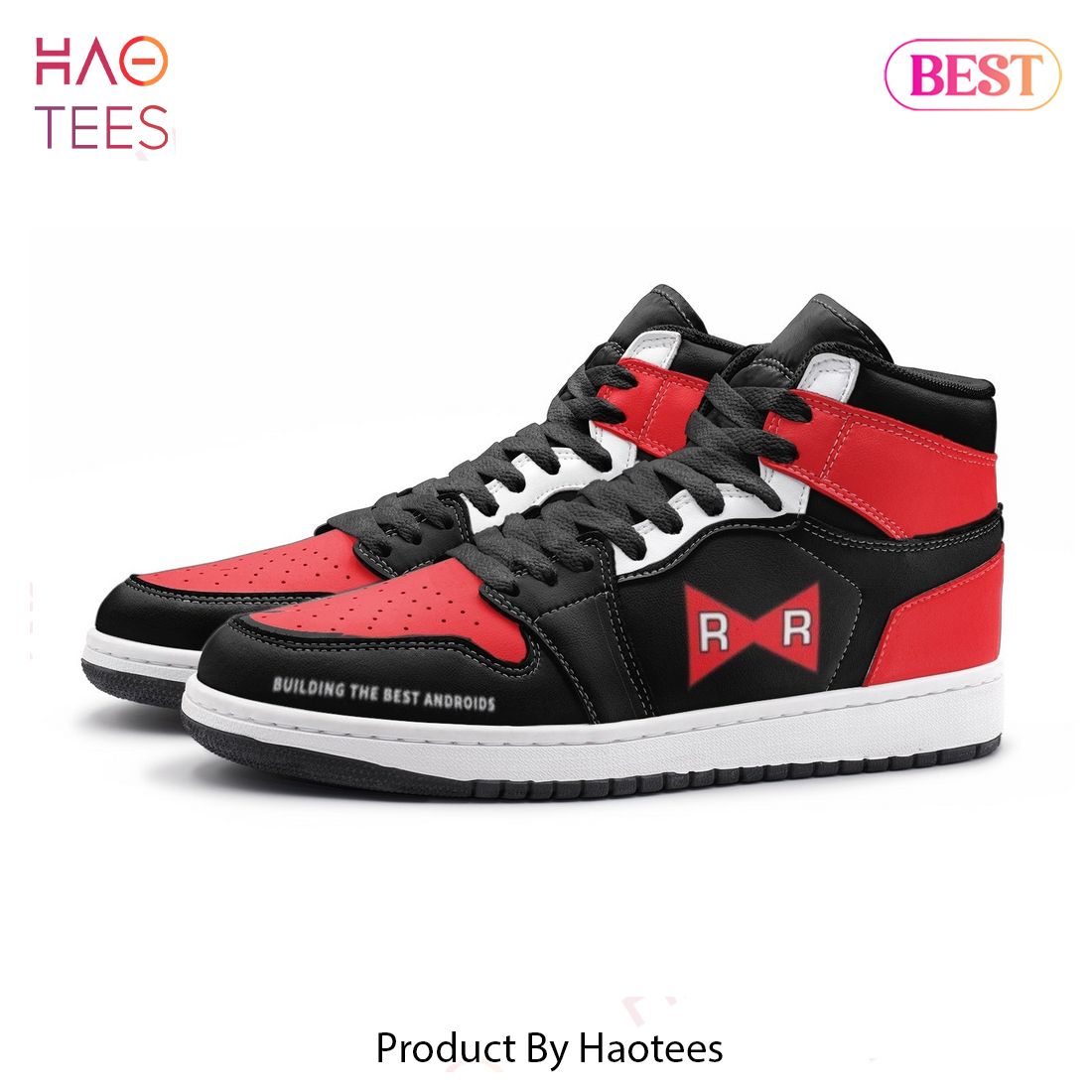 THE BEST Red Ribbon Dragon Ball Air Jordan High Top Sneaker POD Design THE BEST Red Ribbon Dragon Ball Air Jordan High Top Sneaker POD Design