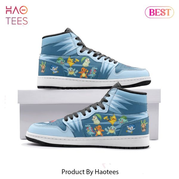 THE BEST Starters Pokemon Air Jordan High Top Sneaker Limited Edition