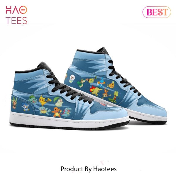 THE BEST Starters Pokemon Air Jordan High Top Sneaker Limited Edition