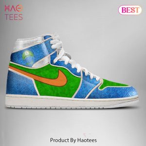 THE BEST Super Mario Luigi Air Jordan High Top Sneaker Limited Edition