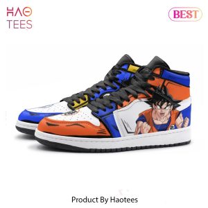 TRENDING Anime Dragon Ball Son Goku and Vegeta Air Jordan High Top Sneaker All Over Printed