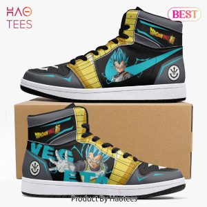 TRENDING Anime Dragon Ball Vegeta Air Jordan High Top Sneaker POD Design