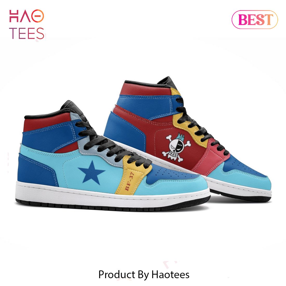 TRENDING Franky One Piece Air Jordan High Top Sneaker Limited Edition TRENDING Franky One Piece Air Jordan High Top Sneaker Limited Edition