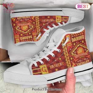 TRENDING Gryffindor Shoes Harry Potter High Top Shoes POD Design