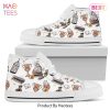 TRENDING Harry Potter Hufflepuff Icons High Top Shoes All Over Printed