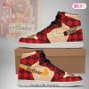 TRENDING Marvel Avengers Captain America Air Jordan High Top Sneaker POD Design