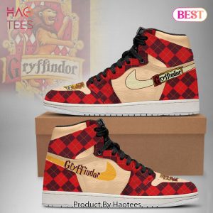 TRENDING Harry Potter Shoes Gryffindor Air Jordan High Top Shoes Limited Edition