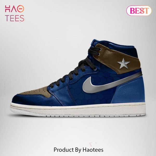 TRENDING Marvel Avengers Captain America Air Jordan High Top Sneaker POD Design