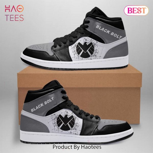 TRENDING Marvel Black Bolt Air Jordan High Top Sneaker POD Design