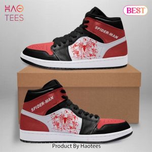 TRENDING Marvel Spider Man Air Jordan High Top Sneaker POD Design