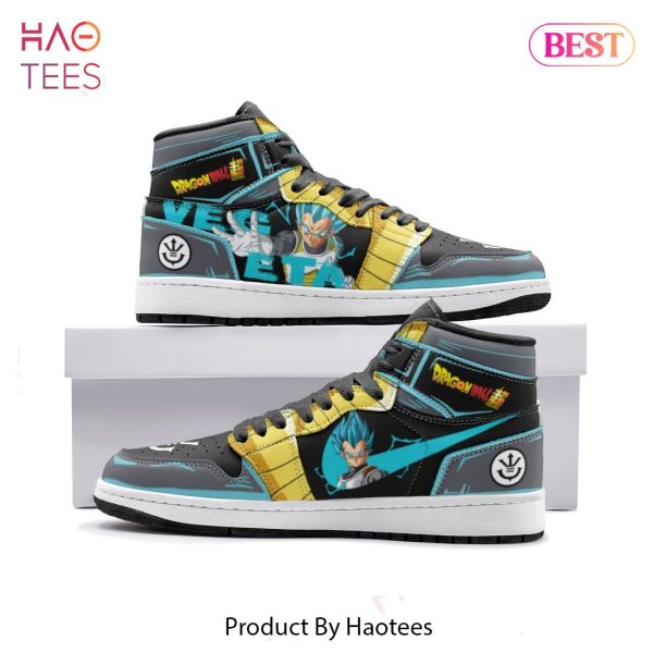 TRENDING Vegeta Super Saiyan Blue Dragon Ball Air Jordan High Top Sneaker All Over Printed