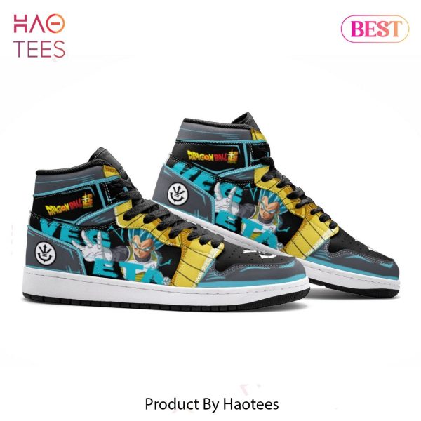 TRENDING Vegeta Super Saiyan Blue Dragon Ball Air Jordan High Top Sneaker All Over Printed