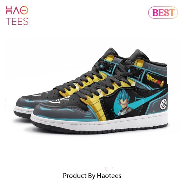 TRENDING Vegeta Super Saiyan Blue Dragon Ball Air Jordan High Top Sneaker All Over Printed