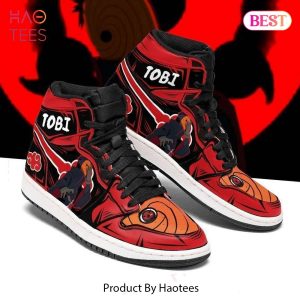 [AVAILABLE] Akatsuki Tobi Naruto Jordan High Top Sneakers Anime Shoes For Fans Limited Edition