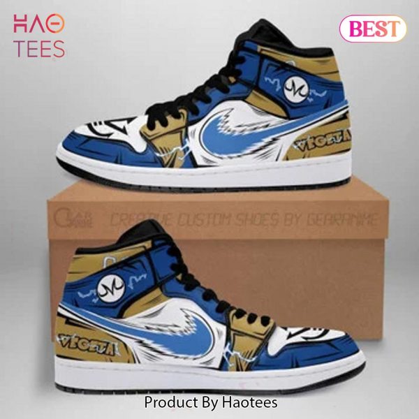 [AVAILABLE] Anime Dragon Ball Vegeta Air Jordan High Top Sneaker All Over Printed