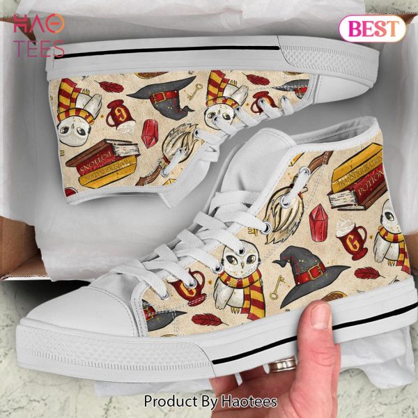 [AVAILABLE] Harry Potter Gryffindor Icons High Top Shoes POD Design