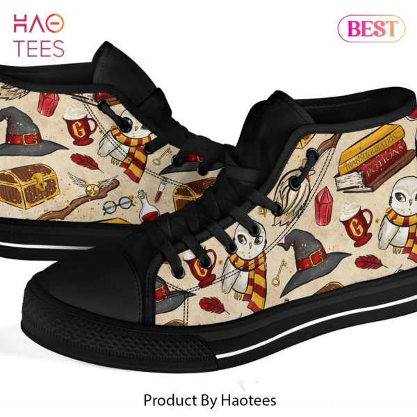 [AVAILABLE] Harry Potter Gryffindor Icons High Top Shoes POD Design