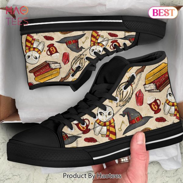 [AVAILABLE] Harry Potter Gryffindor Icons High Top Shoes POD Design