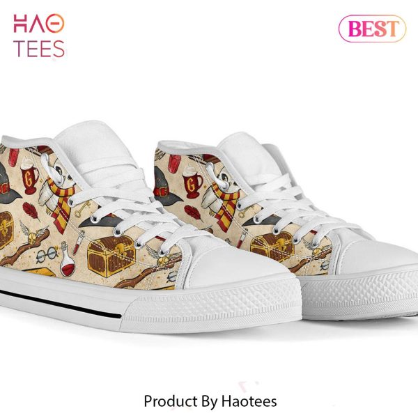[AVAILABLE] Harry Potter Gryffindor Icons High Top Shoes POD Design