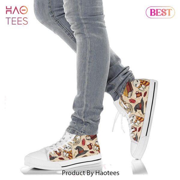 [AVAILABLE] Harry Potter Gryffindor Icons High Top Shoes POD Design