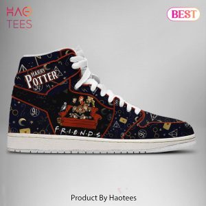 [AVAILABLE] Harry Potter Ron Hermione Friends Air Jordan High Top Sneakers Limited Edition