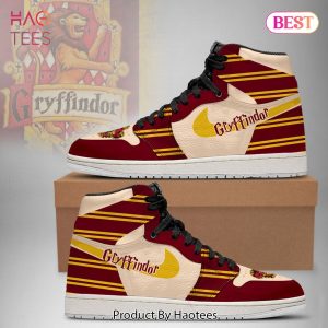 [AVAILABLE] Harry Potter Shoes Gryffindor Air Jordan High Top Shoes POD Design