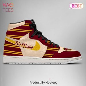 [AVAILABLE] Harry Potter Shoes Gryffindor Air Jordan High Top Shoes POD Design