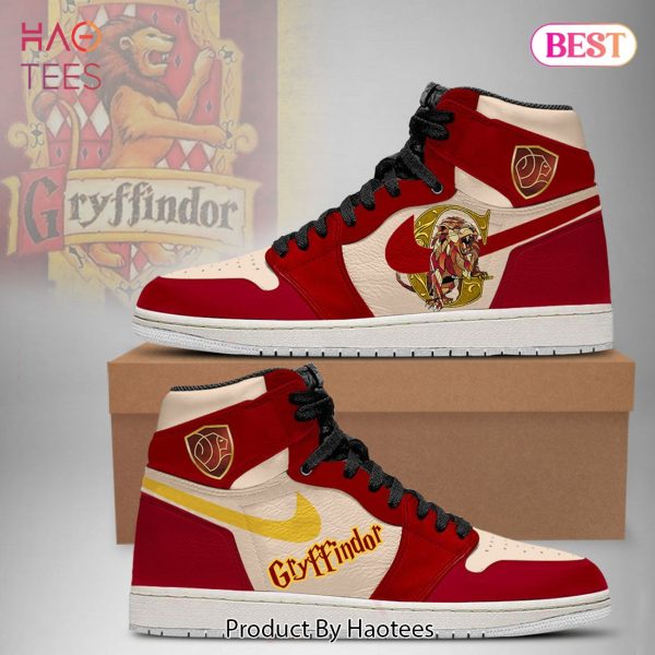 [AVAILABLE] Harry Potter Shoes Gryffindor Air Jordan High Top Shoes POD Design – 3C01