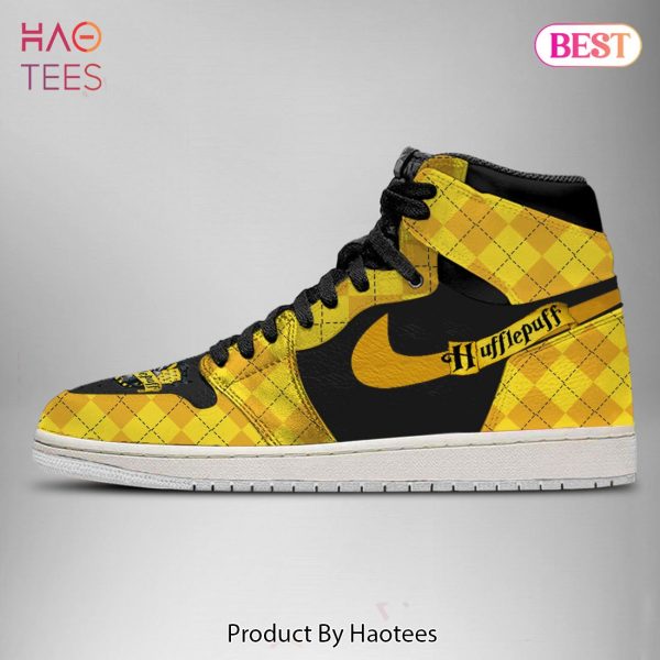 [AVAILABLE] Harry Potter Shoes Hufflepuff Air Jordan High Top Shoes All Over Printed