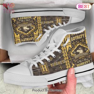 [AVAILABLE] Hufflepuff Shoes Harry Potter Shoes High Top POD Design